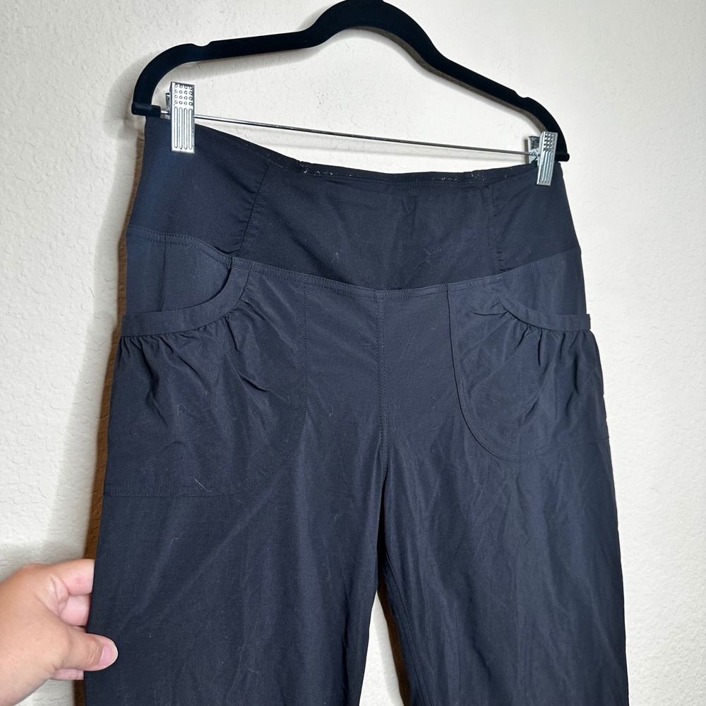 Prana Halle Straight Leg Hiking Pants Black Size Large Regular Stretch‎ Zion - Picture 2 of 11